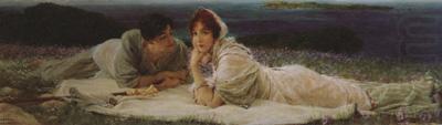 Alma-Tadema, Sir Lawrence A World of Their Own (mk24) china oil painting image